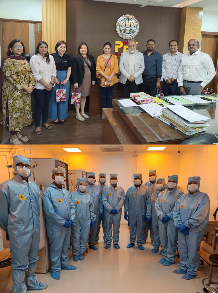 MICRON Team visited PEC for discussions for upcoming semiconductor fab